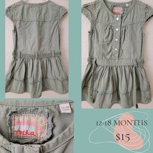 12-18 months denim dress